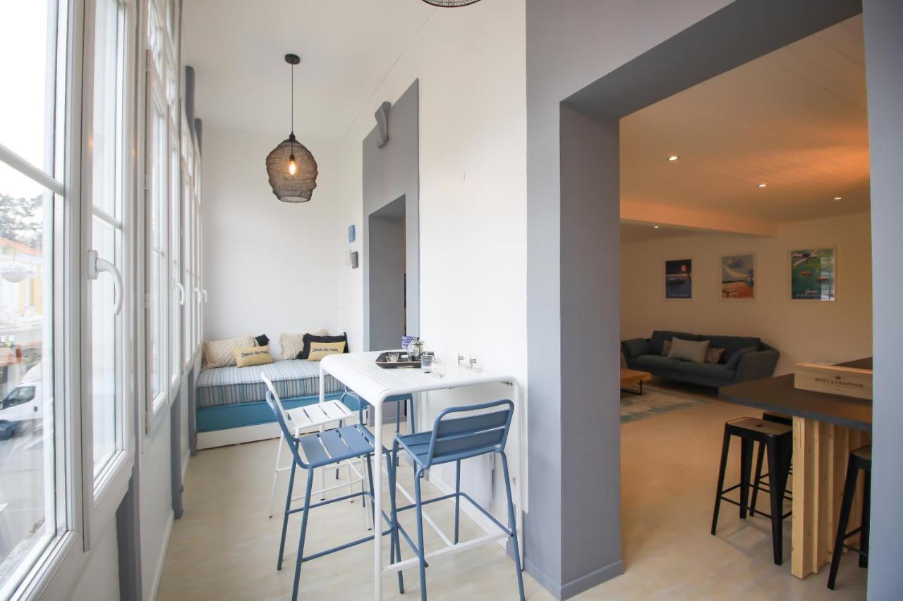 La Maison Bleue - En Plein Coeur D'Arcachon Exteriör bild